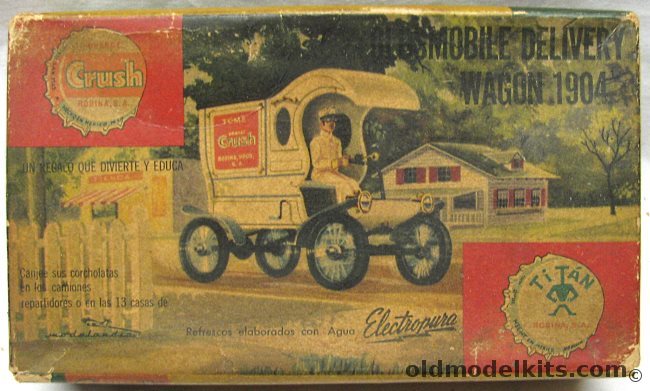 Orange Crush-Revell 1/32 1904 Oldsmobile Delivery Wagon - Early Issue plastic model kit